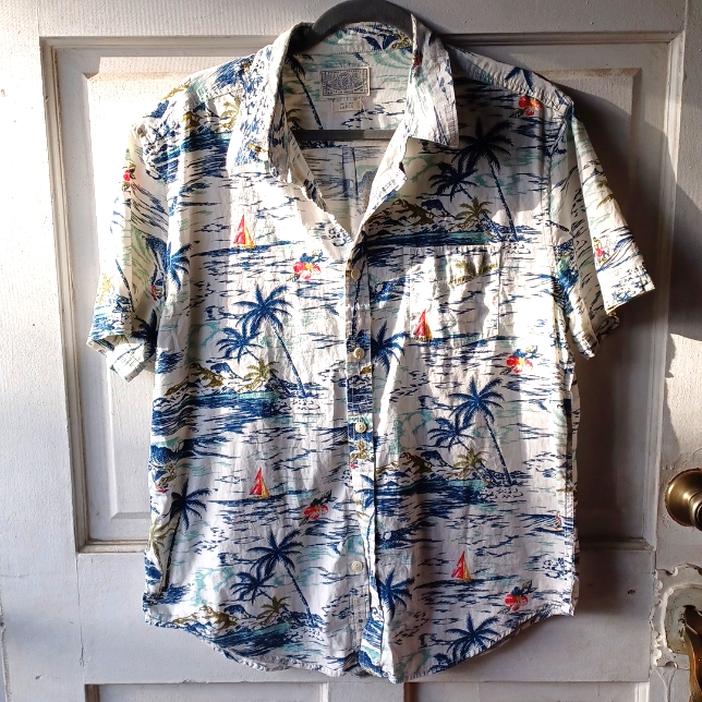 Lucky Brand CoSurfer Beach Design Multi Colors Size Large